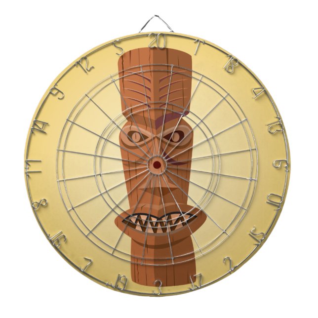 Tiki MetallkäfigDartboard Dartscheibe (vorne)