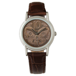 Tiki Münze Armbanduhr