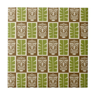 Tiki-Muster Fliese
