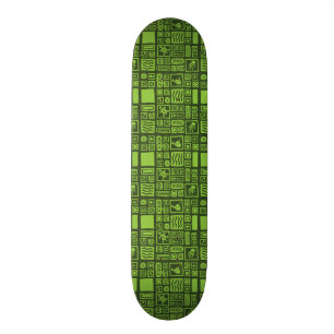 Tiki Muster Skateboard