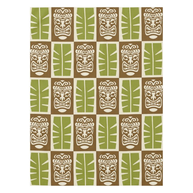 Tiki-Muster Tischdecke (Vorderseite)