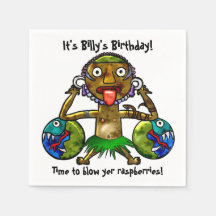 Tiki Party Funny Design (Personalisiert)