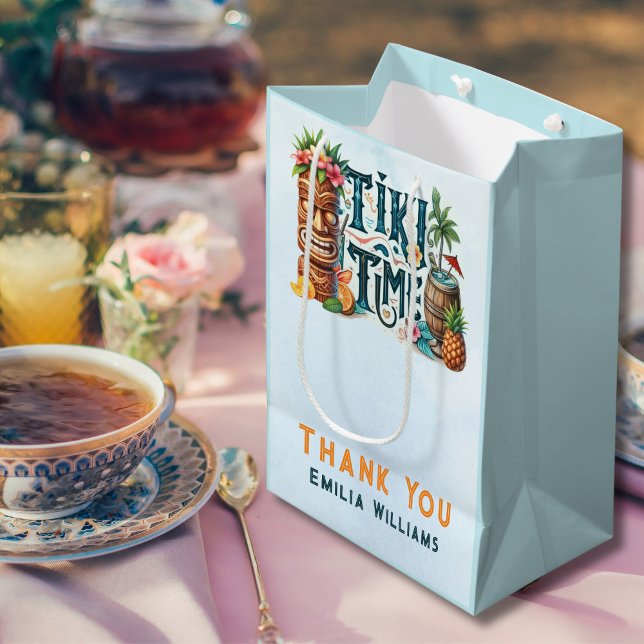 TIKI Party Personalisiert Custom Mittlere Geschenktüte (Von Creator hochgeladen)