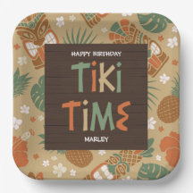 Tiki Party Tropical Luau Birthday