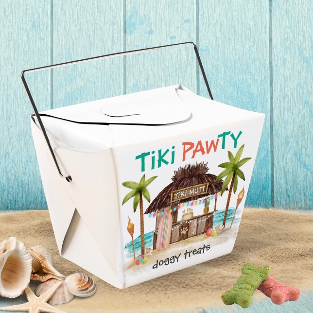 Tiki Pawty Tropical Dog Party Hunde Leckereien Geschenkschachtel (Von Creator hochgeladen)
