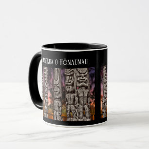 Tiki-Rat, Big Island, Hawaii, Schwarze Tasse