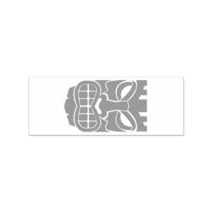 Tiki Sculpture Thunder_Cove Gummistempel