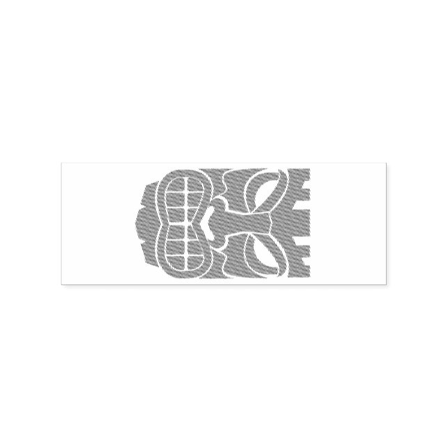 Tiki Sculpture Thunder_Cove Gummistempel (Prägung)