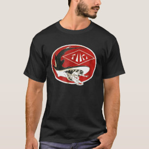 TIKI Surf T Shirt Vorsicht vor diesen Haien Typ