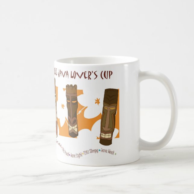 Tiki Tiki die Schale Kaffee-Kaffee-Java-Liebhabers Tasse (Rechts)