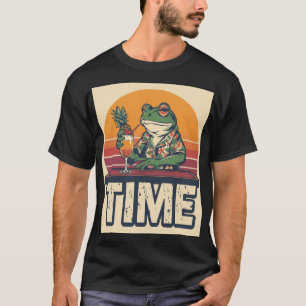 Tiki Time Frosch Barkeeper-Shirt T-Shirt