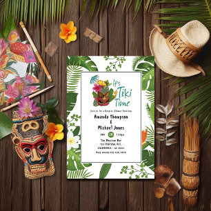 Tiki Time Luau Summer Beach Paare Dusche Einladung