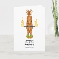 Tiki Time Luau Summer Beach Wedding