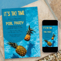 Tiki Time Pool Party 30. Geburtstag