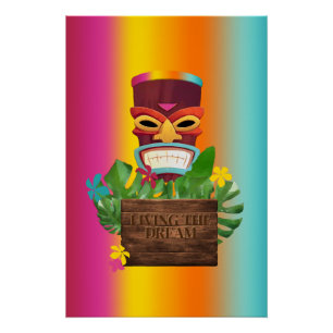 Tiki Time Poster