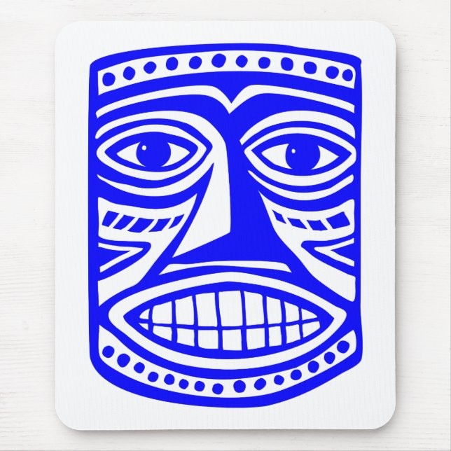 Tiki Toby - Blue Mousepad (Vorne)