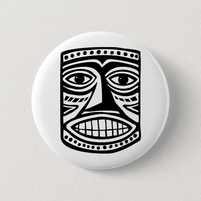 Tiki Toby Button (Vorderseite)