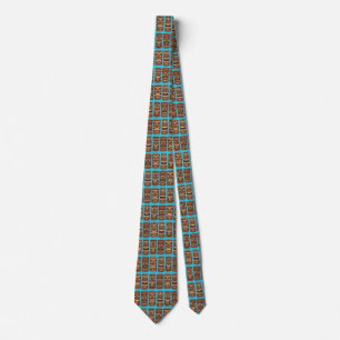 Tiki Totem thematisch tropische Neck Tie Krawatte