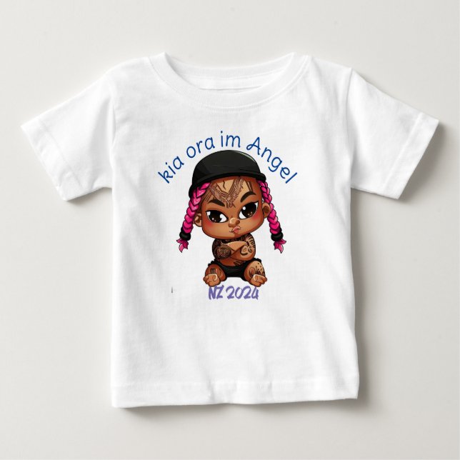 TIKI TOTS ANGEL BABY T-SHIRT (Vorderseite)