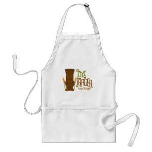 Tiki Trader Fetter Tropischer Restaurant-Logo-Spaß Schürze