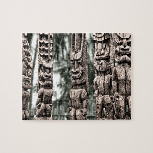 Tiki Tribal Council Puzzle (Horizontal)