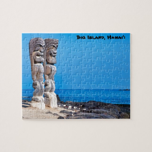 Tikis im Paradies Puzzle (Horizontal)