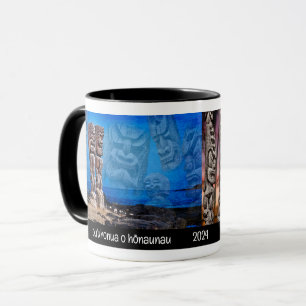 Tikis of Pu'uhonua o Hōnaunau Tasse