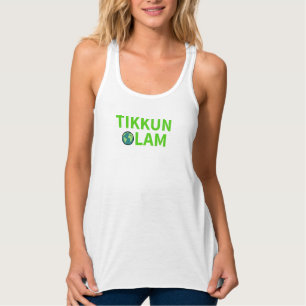 Tikkun Olam Jüdische Reparatur Welt Öko Mitzvah Tank Top