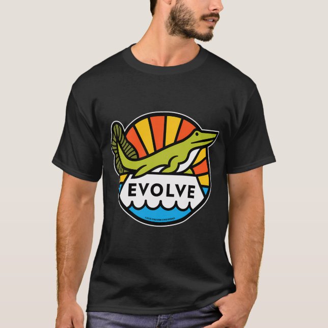 Tiktaalik: Evolviere T-Shirt (Vorderseite)