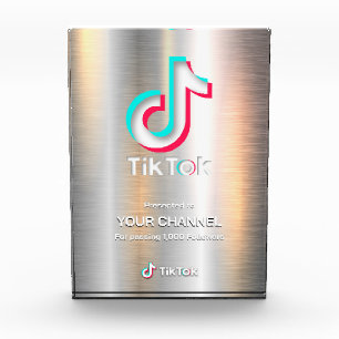TikTok-Auszeichnung benutzerdefinierter Kanal Fotoblock