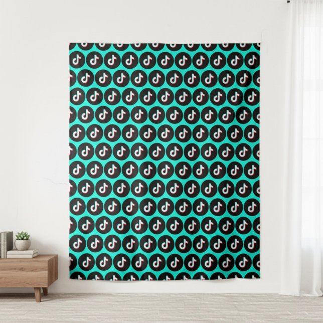 TikTok Tapestry Wandteppich (Von Creator hochgeladen)