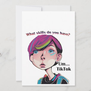 TikTok Teen Feiertagskarte