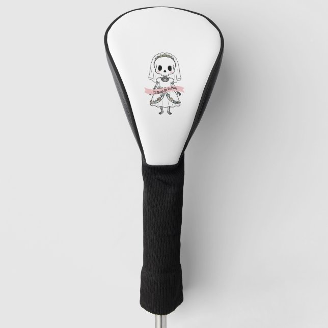 Til Death Do Uns Party Halloween Golf Headcover (Vorderseite)