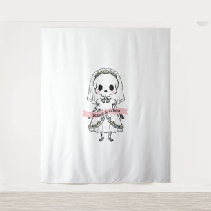 Til Death Do Uns Party Halloween Wandteppich