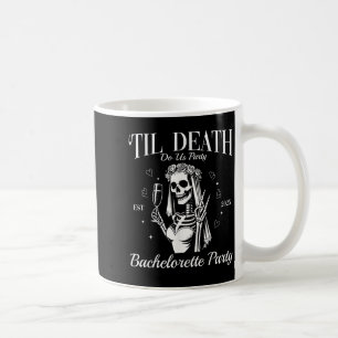 Til Death Do Uns Party Retro Halloween Bachelorett Kaffeetasse