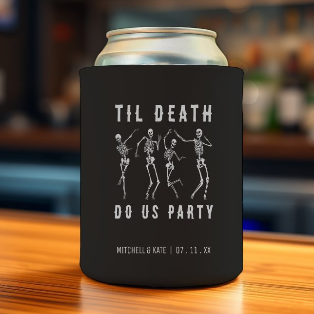 Til Death Do Uns Party Skeletton Junggeselinnen-Ab Dosenkühler (Von Creator hochgeladen)