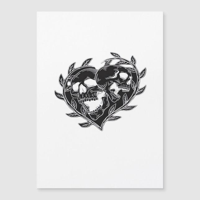 Til Death Do us Classic Magnetkarte (Vorderseite)