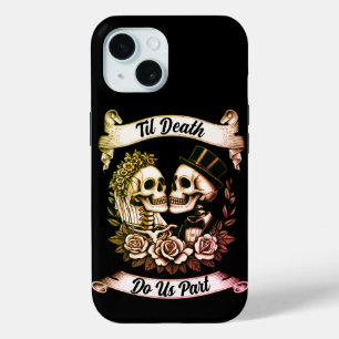 Til Death Do us Part: Bride & Groom Skelett Case-Mate iPhone Hülle