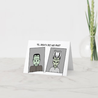 "Til Death Do us Part Card Dankeskarte