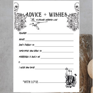 Til Death Do us Part   Couple Advisor Card   B+W Mitteilungskarte