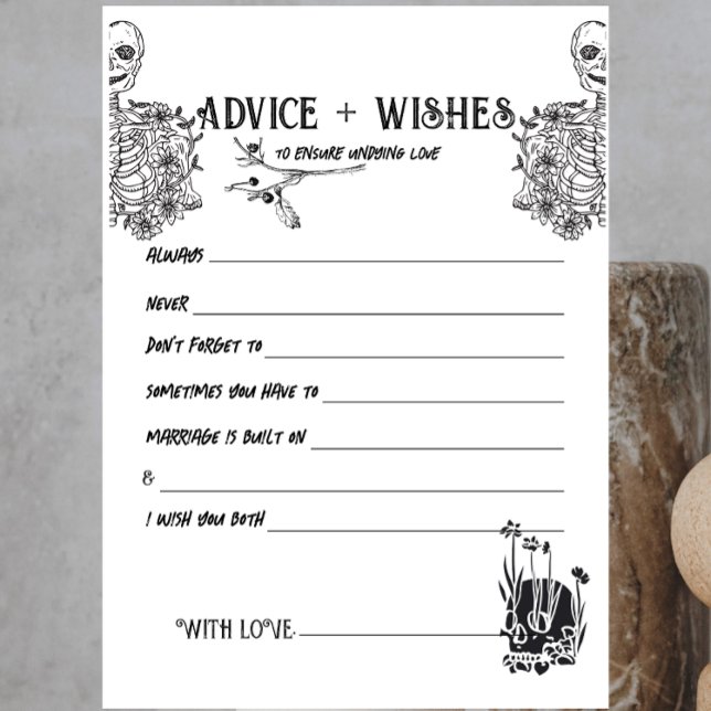 Til Death Do us Part | Couple Advisor Card | B+W Mitteilungskarte (Von Creator hochgeladen)