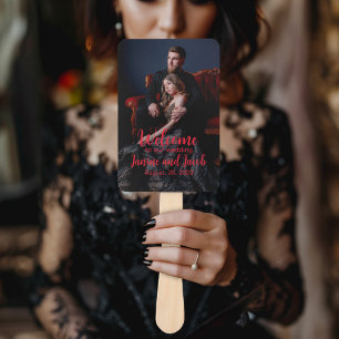 Til Death Do us Part Dark Goth Moody Begrüßungszei Fächer