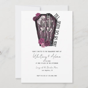 Til Death Do us Part Engagement gotisch Einladung