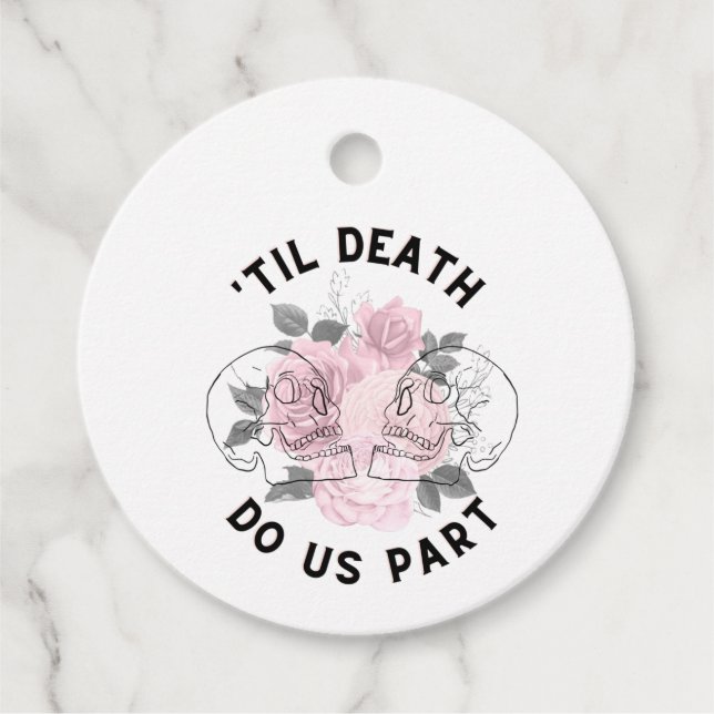 Til Death Do us Part Geschenkanhänger (Vorderseite)