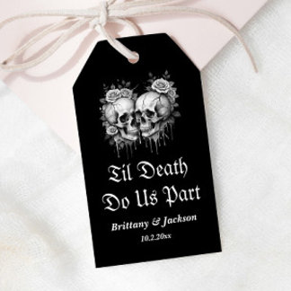 Til Death Do us Part Halloween-Gastgeschenk Hochze Geschenkanhänger