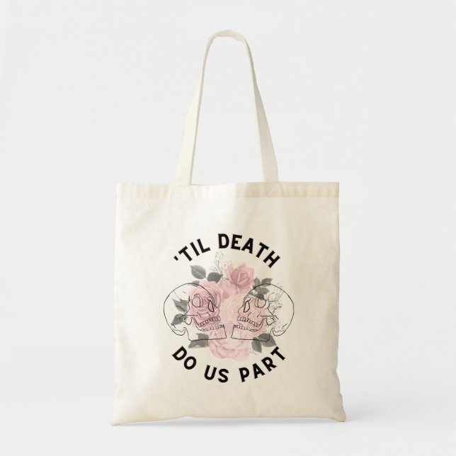 "Til Death Do us Part Large Toto Bag Tragetasche (Vorne)