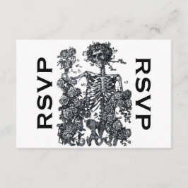 Til Death Do us Part Skeleton UAWG RSVP Karte