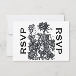 Til Death Do us Part Skeleton UAWG RSVP Karte