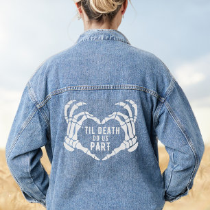 Til Death Do us Part Wedding Bride Jeansjacke