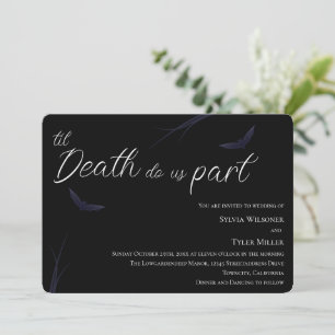 Til Death Do us Part Wedding Einladung